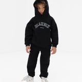 Mini Varsity Hoodie - Black