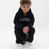Mini Varsity Hoodie - Black