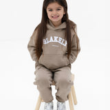 Mini Varsity Hoodie - Light Beige