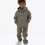 Mini Varsity Hoodie - Safari Green