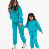 Mini Blakely Sweatpants - Aqua