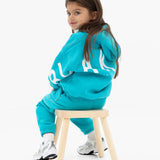 Mini Blakely Sweatpants - Aqua