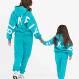 Mini Blakely Sweatpants - Aqua