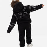 Mini Blakely Borg Sweatpants - Black