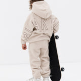 Mini Blakely Borg Sweatpants - Tan
