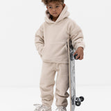 Mini Blakely Borg Sweatpants - Tan