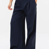 Kady Cross Over Trousers - Soft Navy