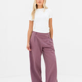 Kady Cross Over Trousers - Dusty Rose