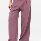 Kady Cross Over Trousers - Dusty Rose
