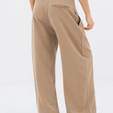 Kady Cross Over Trousers - Tan