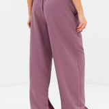 Alana Double Waist Trousers - Dusty Rose