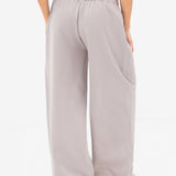 Alana Double Waist Trousers - Pebble