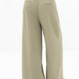 Ali Pleated Trousers - Warm Olive