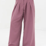 Ali Pleated Trousers - Dusty Rose