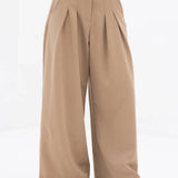 Ali Pleated Trousers - Tan