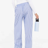 Noa Stripe Trousers - Blue Stripe