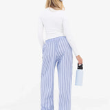 Noa Stripe Trousers - Blue Stripe