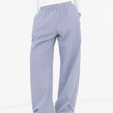 Noa Stripe Trousers - Navy Stripe