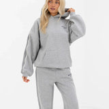 Immani Oversized Hoodie - Marl Grey