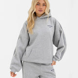 Immani Oversized Hoodie - Marl Grey