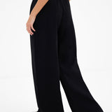 Cleo Wide Leg Trousers - Black
