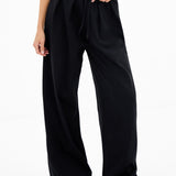 Cleo Wide Leg Trousers - Black