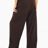 Cleo Wide Leg Trousers - Brown