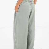 Alessia Linen Trousers - Soft Sage