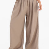 Alessia Linen Trousers - Tan