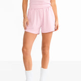 Rosie Pointelle Shorts - Pale Pink