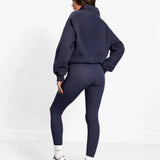 Addie 1/4 Zip Jumper - True Navy