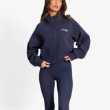 Addie 1/4 Zip Jumper - True Navy