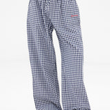 Lottie Gingham Trousers - Navy