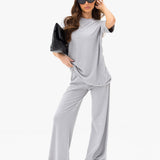 Nellie Oversized T-Shirt - Mid Grey