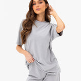 Nellie Oversized T-Shirt - Mid Grey