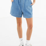 Tatum Denim Shorts - Mid Blue