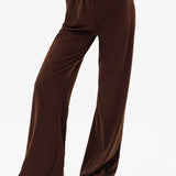 Nellie Wide Leg Trousers - Dark Brown