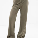 Nellie Wide Leg Trousers - Moss Green