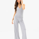 Nellie Wide Leg Trousers - Mid Grey
