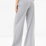 Nellie Wide Leg Trousers - Mid Grey