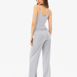 Nellie Wide Leg Trousers - Mid Grey