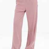Alma Wide Leg Trousers - Dusky Pink