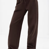 Emmy Wide Leg Trousers - Mocha Brown