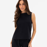 Emmy Button Up Vest - Black