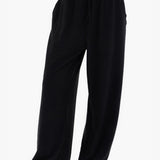 Ebony Wide Leg Trousers - Black