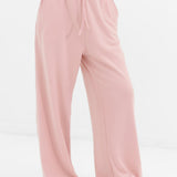 Ebony Wide Leg Trousers - Soft Rose