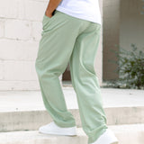 Jude Relaxed Linen Trousers - Sage Green