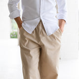 Jude Relaxed Linen Trousers - Tan