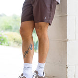 Jude Relaxed Linen Shorts - Dark Brown
