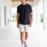 Jude Relaxed Linen Shorts - Light Beige